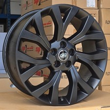 1 USED Black Land Range Rover Wheel 21X9.5 2018-2022 OEM Rim JK52-1007-DA (LR3)