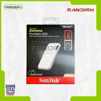 ** SanDisk Extreme 2TB Portable External SSD USB-C USB 3.2 SDSSDE51-2T00-AW25 **