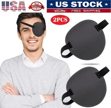 2Pcs Eye Patch 3D Adjustable Eyepatch Medical Eye Patches for Right or Left USA