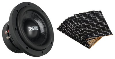 Sundown Audio SA-6.5SW 6.5'' 300w RMS Car Audio Subwoofer DVC 2-Ohm Sub+Rockmat
