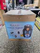 Graco TrioGrow SnugLock 3-in-1 Convertible Car Seat, Warren, Black