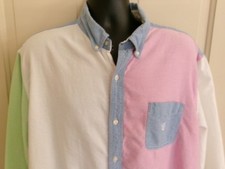 Mens Chaps L/S Button Down Shirt with Five Differant Colors Size XXL 2XL
