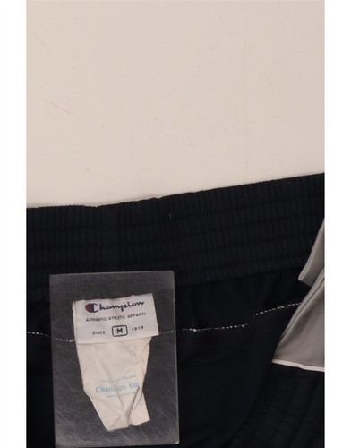CHAMPION Pantalone tuta uomo medio blu navy colorblock poliestere CF12 - Foto 3 di 3