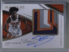 2017-18 Panini Immaculate Premium Gold 1/10 Josh Jackson #PP-JJK Patch Auto 2k0
