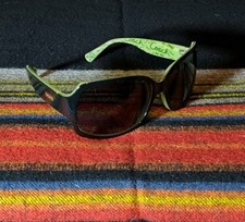 Coach Oversized Sunglasses Ginger Black Green S496 For Women Clean