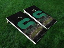 VINYL WRAPS Cornhole Board DECALS Michigan State Spartans 05 MSU Bag Game Toss
