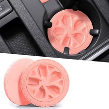 Car Coasters For Cup Holder Cute Girly Car Interior 2 Pack 03. Peach Fuzz