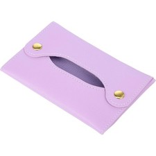 Reusable Soft Pu Leather Pocket Tissue Holder Pouch Case for Purse Paper Towels