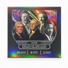 2026 Pieces of the Past Historical Premium Edition Hobby Box SEALED 2 RELICS