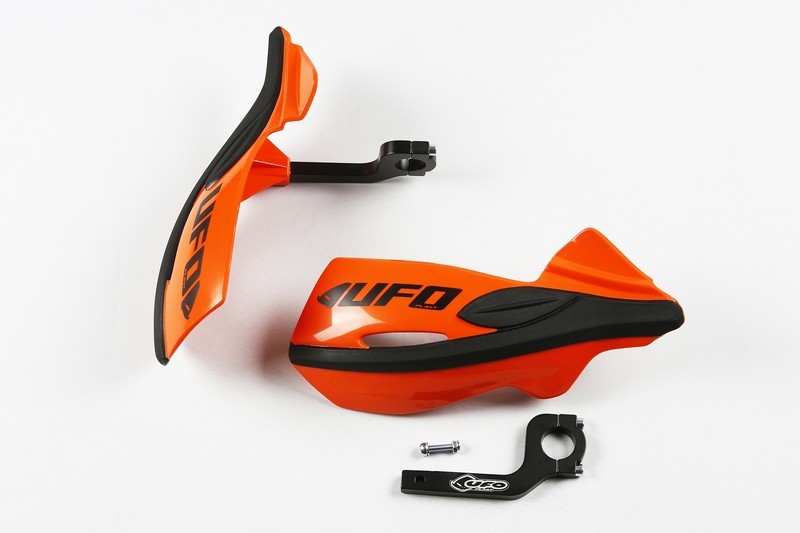 Kit de montage orange pour protège-mains UFO Patrol de moto cross