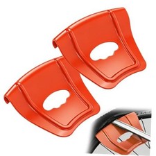 2pcs Motorcycle Rim Protector of Wheel in Red, Rim Protector Tire Changing
