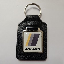 Vintage Audi Sports Car Automotive Memorabilia Collectible Key Fob Key Ring