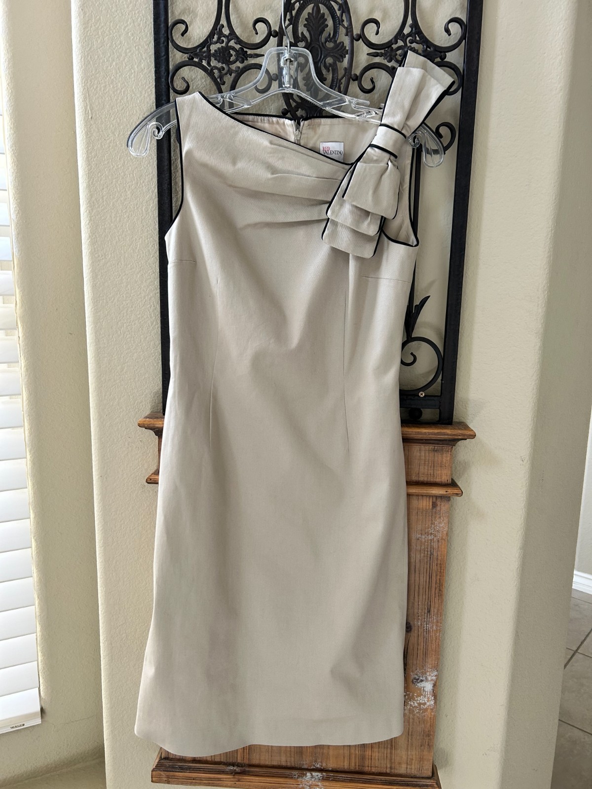 Red Valentino Sleeveless Bow Dress ~ Size 4 USA