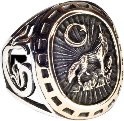 KAMBO 925 Sterling Silver Men's Ring Handmade Turkey