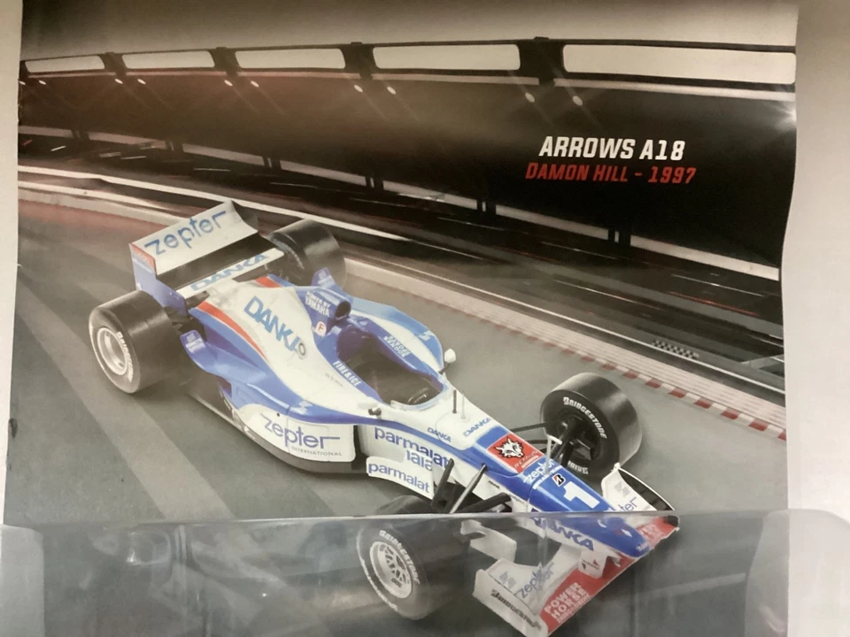 F1, ARROWS A18 DAMON HILL 1997 1/24 DIE CAST nuova sigillato - Immagine 3 di 4