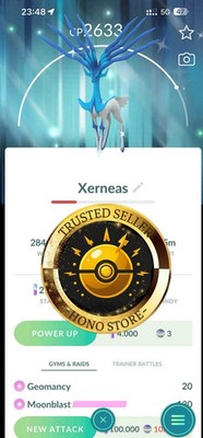 Pokémon G0 - Shiny Xerneas BG Ruby Go Tour Kalos --- PTC