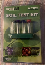 HOLDALL Brand Pack Soil Test Kits, 757860 NEW 40 NOS unused For Gardening & Dirt