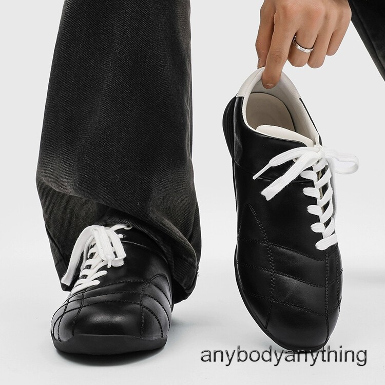 SAOLA Scarpe da allenamento calcio retrò stringate uomo donna suola sottile ballerine primavera casual