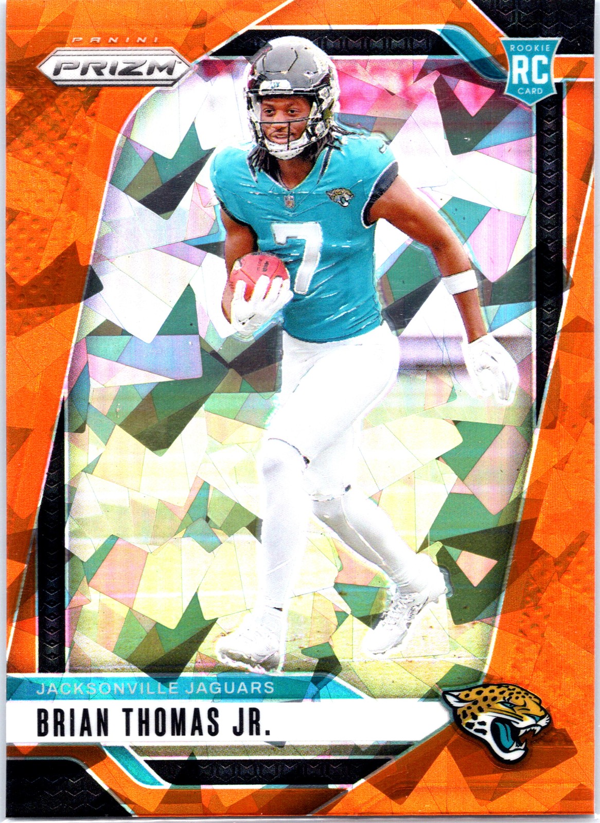 2024 Panini Prizm Brian Thomas Jr. #314 Orange Ice Jaguars