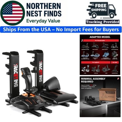 HOTAS Desk Mount for Logitech & Thrustmaster | Flight Simulation Ready