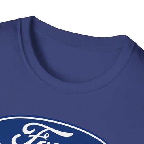 Retro Car Logo Tee, Ford Blue Oval Shirt, Vintage Auto Racing Top, Unisex - Picture 56 of 65