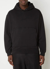 Stone Island Black embroidered hoodie