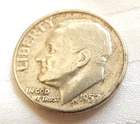 1957 90% Silver Roosevelt Dime
