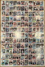 1985 Topps Baseball Uncut Sheet Schmidt Yount Seaver Mattingly (132 Cards) *US8