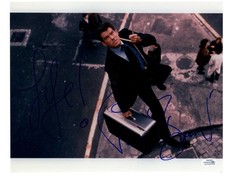 James Bond Pierce Brosnan Signed Autographed 11x14 Photo 007 Suitcase ACOA