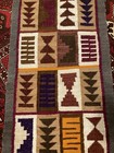Vintage Traditional Handmade Peruvian/ Incan Wool Tribal Kilim 4.8 x 2 ft Runner — photo 4