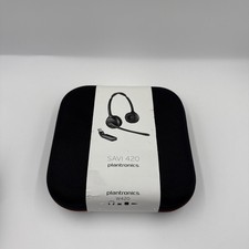 Plantronics Savi 410/420 Wireless Headset System with Case - Tested
