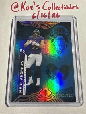2022 Illusions Trophy Collection Light Blue #8 Mark Andrews #/199 Ravens