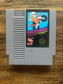 Excitebike Circle Rev A (Nintendo NES) Complete in Box GREAT Shape