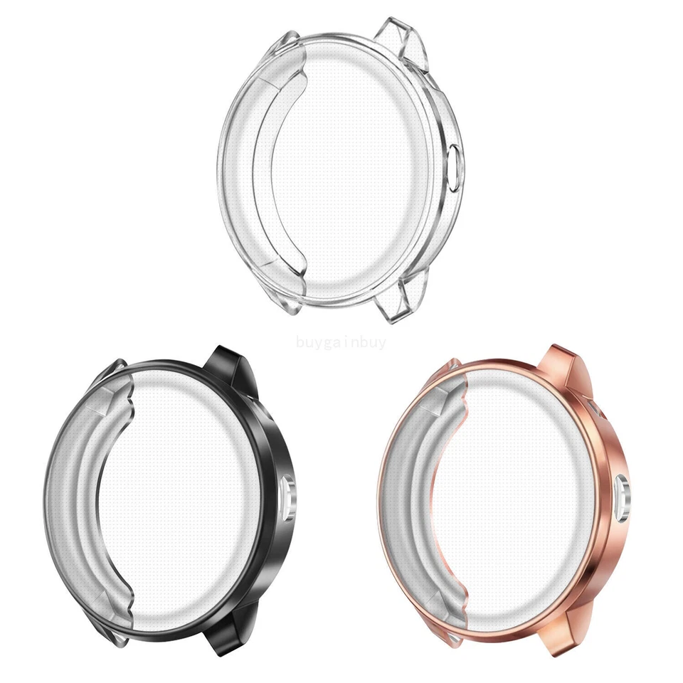 NEW 3 Pack Screen Protector Case All-Around Bumper Cover for Garmin Vivoactive 3 - Image 4 of 4