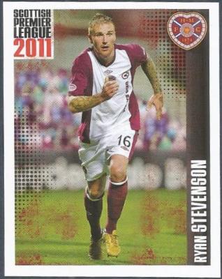 PANINI 2011-SPL COLLECTION-#204-HEARTS-RYAN STEVENSON IN ACTION