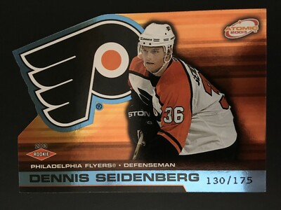 2002-03 Pacific Atomic Blue Rookie RC 121 Dennis Seidenberg ed/175
