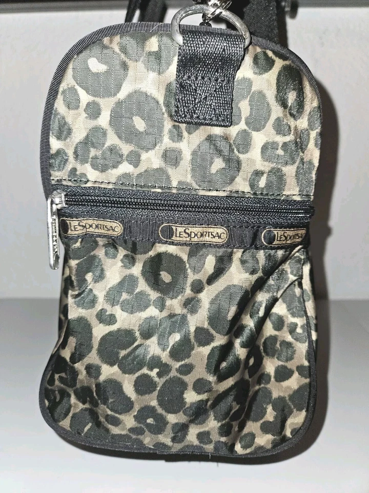 LeSportsac Cheetah Print Handbag Crossbody 13x11x5 - Image 4 of 4