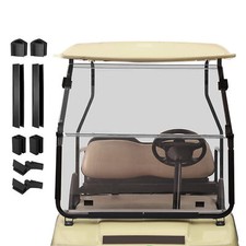 Golf Cart Clear Fold Down Windshield Windscreen For Club Car DS 2000-UP