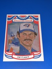 1984 Donruss Diamond Kings Jim Clancy #19 Toronto Blue Jays