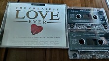 VARIOUS ARTISTS- THE GREATEST LOVE EVER - DOUBLE CASSETTE TAPE ALBUM 1994