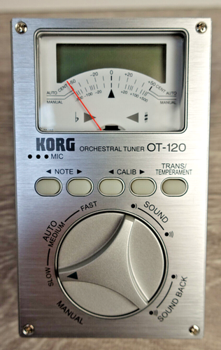 KORG OT-120 Chromatic Orchestral Tuner with Case - Picture 5 of 14