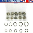 100Pcs 304 Stainless Steel External Circlip Retaining Ring Assortment 8-18mm Set