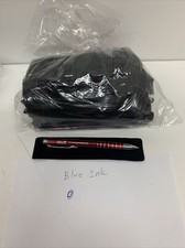 Lot Of 50 Metal Stylus Twist To Open Pens New Blue Ink Logo Overrun