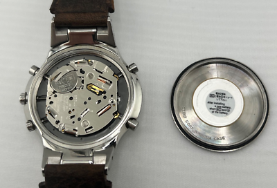 SEIKO 7T32-7H80 Premier Chronograph Quartz, Audible Alarm, Date