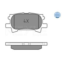 Meyle BremsbeläGe Bremsbelegsatz Hinten System Sumitomo FüR Lexus RX