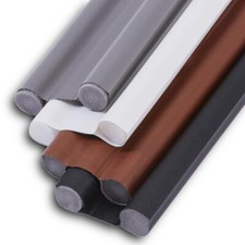 HOOZ Zugluftstopper für Türen aus robustem PU Leder Türdichtung Luftzugstopper