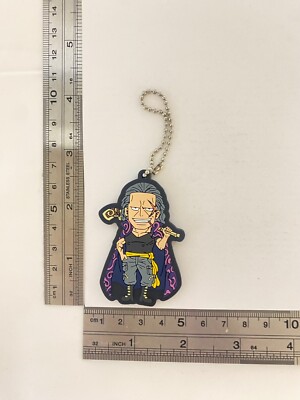 Ben Beckman One Piece Film Red Unopened Rubber Mascot Keychain