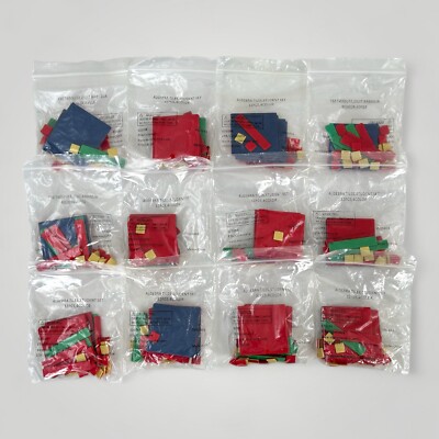 Hand 2 Mind Algebra Tiles Student Set, 12 sets of 32 Pieces Teaching Homeschool