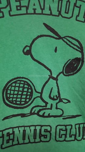 Camiseta verde tenis Peanuts Snoopy para hombre - Imagen 4 de 8