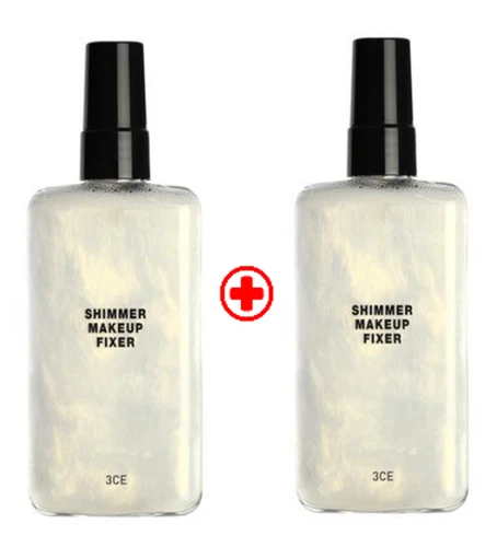 3CE Shimmer Makeup Fixer 95ml x 2pcs K-Beauty